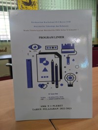 Image of Modul Pembelajaran Matematika SMK Kelas X Semester 1: Program Linier
Tahun Pelajaran 2022/2023