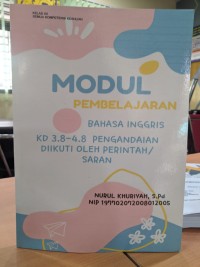 Image of Modul Pembelajaran Bahasa Inggris KD 3.8 - 4.8 Pengandaian Diikuti Oleh Perintah/Saran