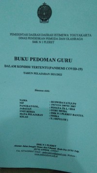 Image of Buku Pedoman Guru