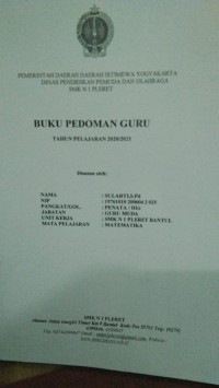 Image of Buku Pedoman Guru