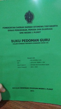 Image of Buku Pedoman Guru