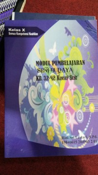 Image of Modul Pembelajaran Seni Budaya KD. 3.2 - 4.2