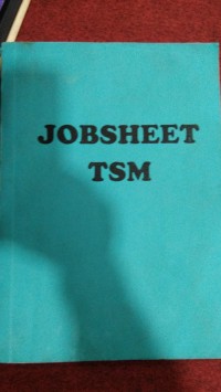 Image of Jobsheet TSM