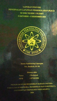 Image of Laporan Individu Pengenalan Lapnagan Persekolahan (PLP) II di SMK Negeri 1 Pleret