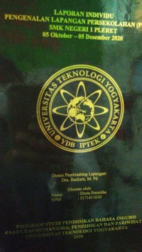 Image of Laporan Individu Pengenalan Lapangan Persekolahan (PLP) II SMK Negeri 1 Pleret