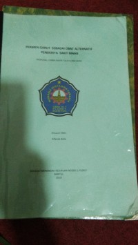 Image of Proposal Lomba Karya Tulis; Permen GArut Sebagai Obat Alternatif Penderita Sakit Maag