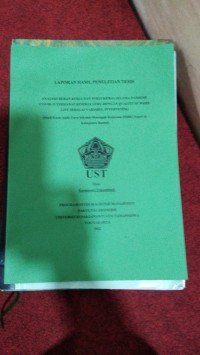 Image of Laporan Hasil Penelitian Tesis; Analisis Beban Kerja dan Stres Kerja Selama Pandemi COVID-19 Terhadap Kinerja Guru dengan Quality of Work Life Sebagai Variabel Intervening