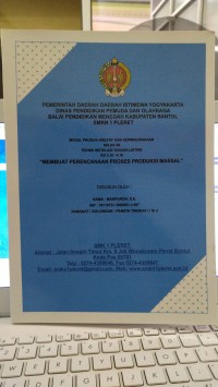 Image of Modul Produk Kreatif dan Kewirausahaan kelas XII Teknik Instalasi Tenaga Listrik: Membuat Perencanaan Proses Produksi Massal