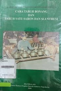 Image of Karawitan Cara Ngayogyakarta Hadiningrat: Cara Tabuh bonang dan Tabuh Satu Saron dan Slenthem